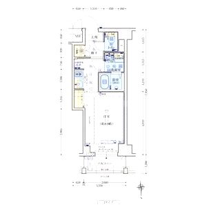 LW京都桜邸の間取り図