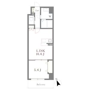 MISTRAL姫路駅前VIII安田の間取り図
