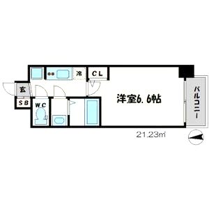 SERENiTE谷四の間取り図
