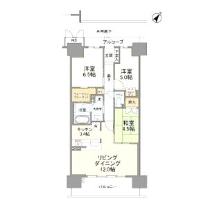 大阪ベイレジデンスの間取り図