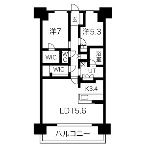 大阪ベイレジデンスの間取り図