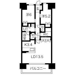 大阪ベイレジデンスの間取り図