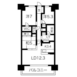 大阪ベイレジデンスの間取り図