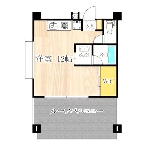 CITY SPIRE北梅田の間取り図