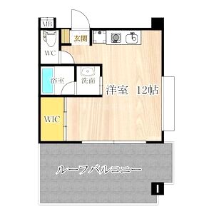 CITY SPIRE北梅田の間取り図