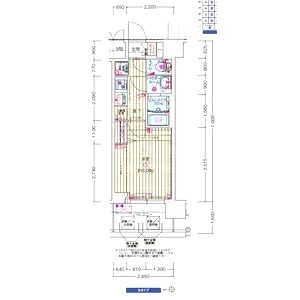 プレサンス大正フレンジの間取り図