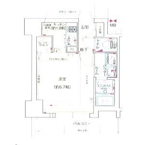 ララプレイス ザ・京橋ステラの間取り図