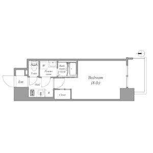 アドバンス大阪シックの間取り図