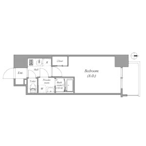 アドバンス大阪シックの間取り図