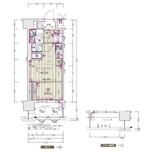 プレサンスTHE KYOTO 新町通の間取り図