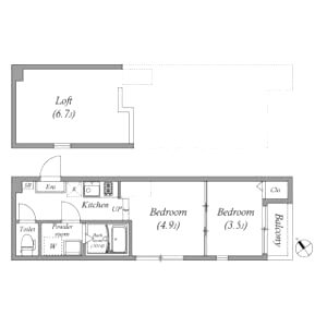 ハーモニーテラス淀新町IIの間取り図