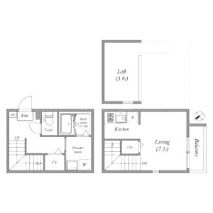 ハーモニーテラス淀新町IIの間取り図