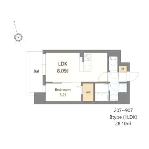 Alivis都島通の間取り図