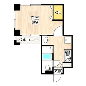 CITY SPIRE神戸元町IIの間取り図