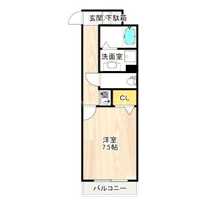 CITY SPIRE神戸元町IIの間取り図