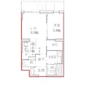 サザンクレスト高師浜の間取り図