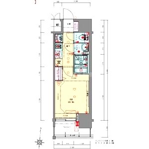 プレサンス立売堀ベルヴィルの間取り図
