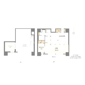 S-RESIDENCE松屋町asenceの間取り図