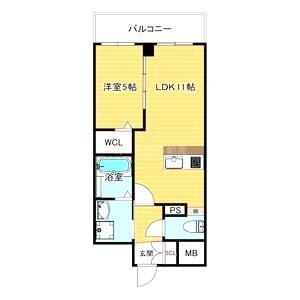 VITA荒本(※キャンペーン中)の間取り図