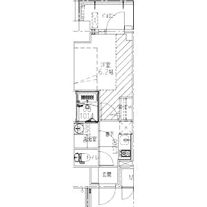 JMFレジデンス都島の間取り図