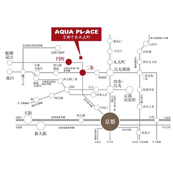 アクアプレイス京都千本丸太町の外観2枚目