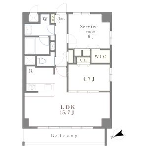 エスペーロたつの町の間取り図
