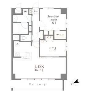 エスペーロたつの町の間取り図