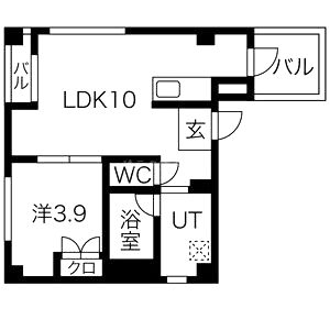 SDグランツ神戸西元町の間取り図