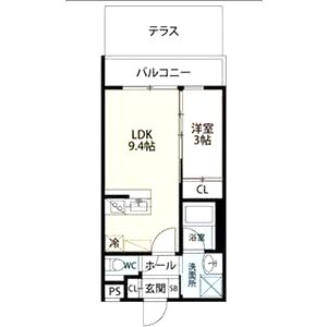 エストゥルース京都IIの間取り図