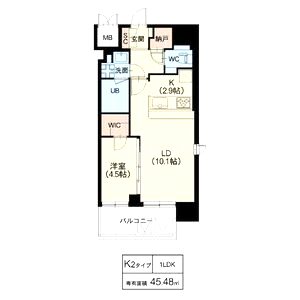Splendide NAMBAIIIの間取り図