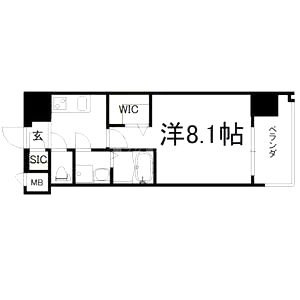 レジュールアッシュ桜宮エクシードの間取り図