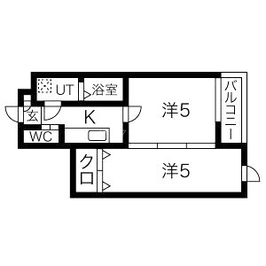 ベレーザ西陣IIの間取り図