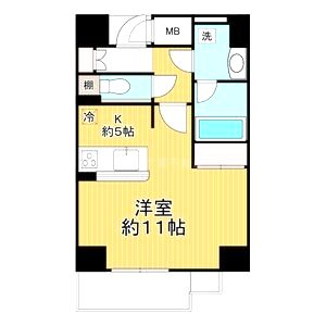 インザグレイス東三国の間取り図