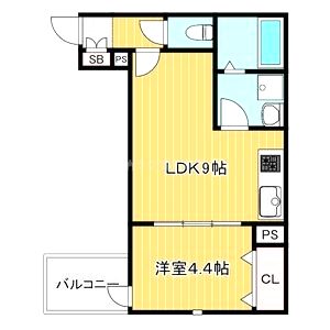 Lino久宝寺の間取り図