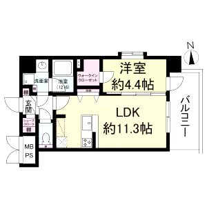 TOP COURT都島の間取り図
