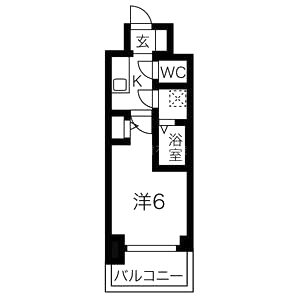 エスリードレジデンス大阪天王寺の間取り図