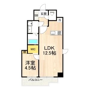 ノーブルコート堺筋本町の間取り図