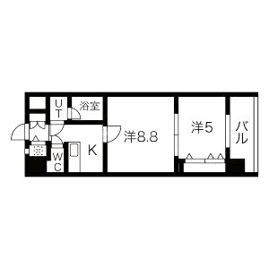 THE MUSIC COURTの間取り図