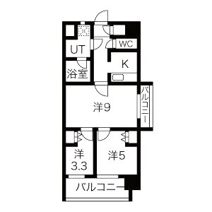 THE MUSIC COURTの間取り図