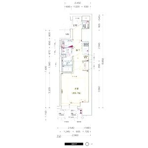 プレサンス松屋町駅前の間取り図