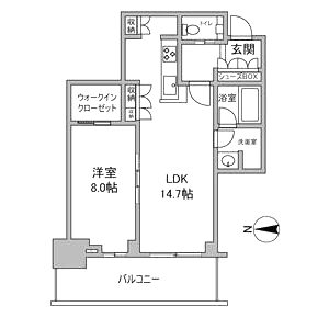 グランドメゾン新梅田タワー THE CLUB RESIDENCEの間取り図