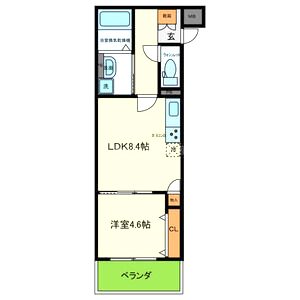 コンフォルタ京都西の間取り図