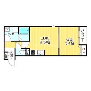 ランドレーヴ常光寺の間取り図