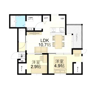 ブリアン西宮の間取り図
