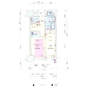 プレサンス THE 神戸の間取り図