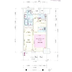 プレサンス THE 神戸の間取り図