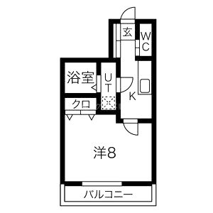 アリビオ千里豊津の間取り図