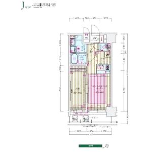 プレサンス立売堀パークシティの間取り図