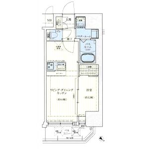 スワンズシティ神戸湊川 IIの間取り図