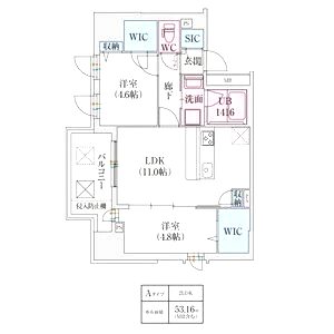 スプランディッドX(テン)の間取り図